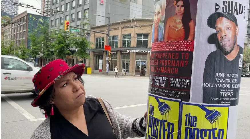 Screenshot 2022 05 31 at 10 53 28 Chelsea Poorman posters pulled down in Vancouver neighbourhood