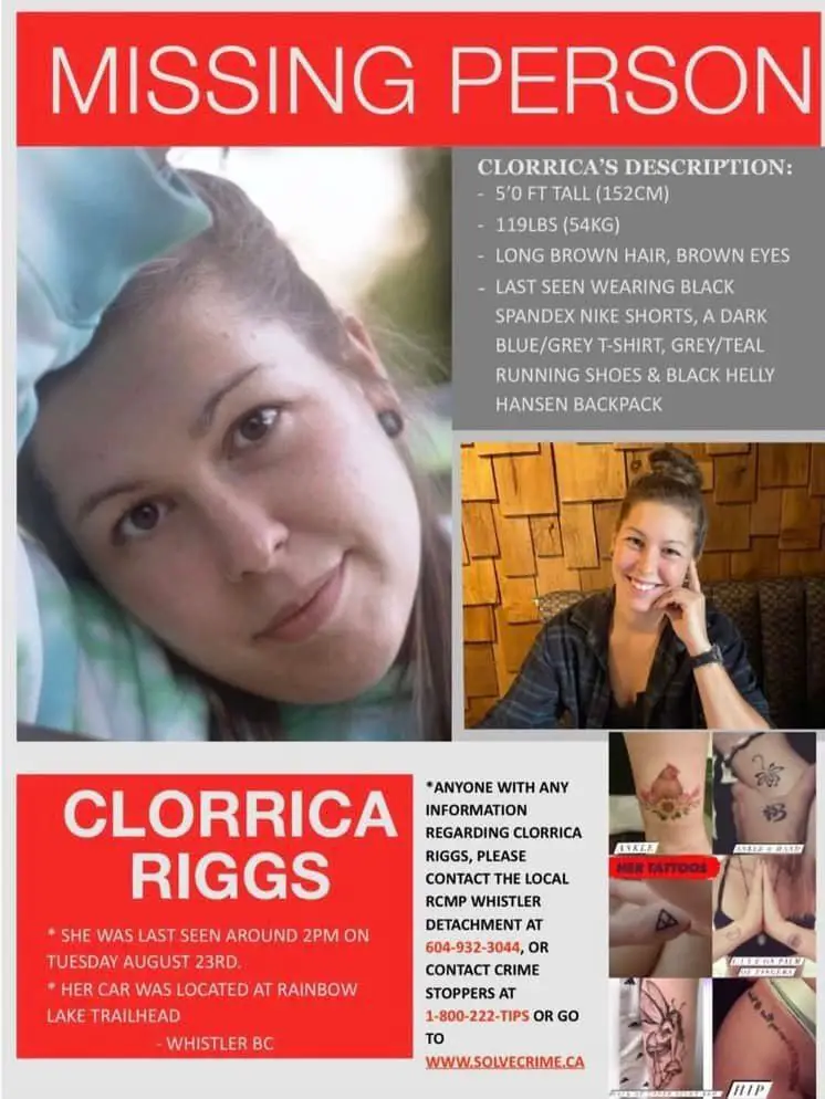 Missing Woman,Whistler,BC