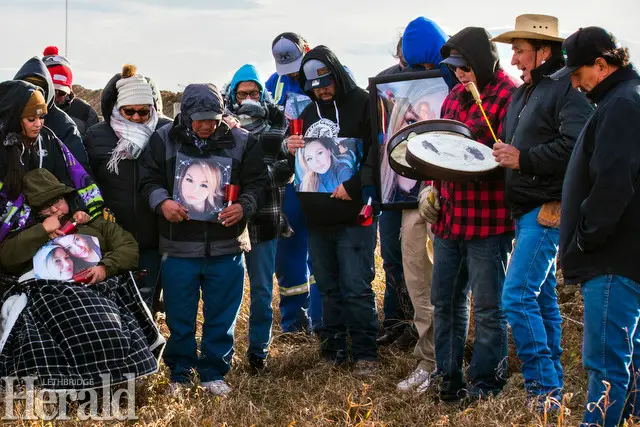 Vigil honours memory of Tia Blood - - Missing People Canada