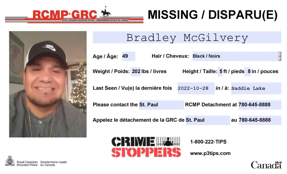 mcgilvery missing poster