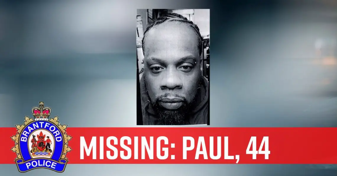 Missing Man From Brantford Ontario Paul 44 Missing People Canada