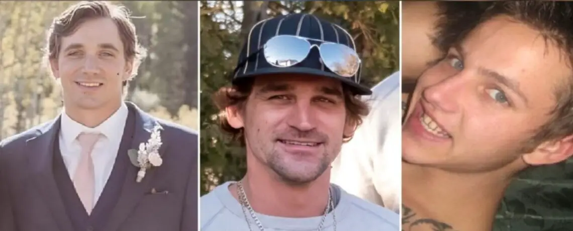 Dustin Ireson, Trevor Chaput and Brad Ogilive, all of Sarnia, are seen in these undated images supplied by police. (Source: Sarnia Police Service)