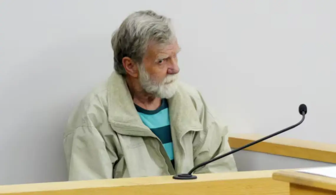 Wilbur Crockwell, 73, appears at a bail hearing at provincial court in St. John's in June 2023. (Ryan Cooke/CBC)