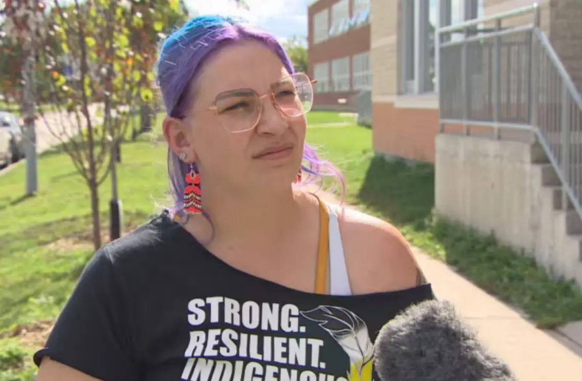 Brittany Bannerman, the former foster parent of six-year-old Johnson Redhead, is calling for an inquiry into the boy's death. (Jeff Stapleton/CBC)