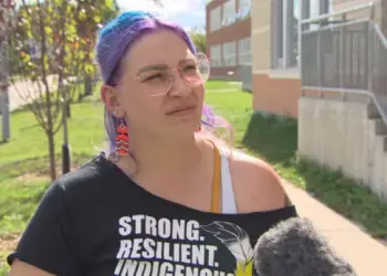 Brittany Bannerman, the former foster parent of six-year-old Johnson Redhead, is calling for an inquiry into the boy's death. (Jeff Stapleton/CBC)