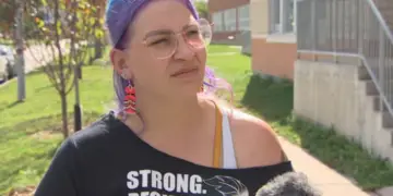 Brittany Bannerman, the former foster parent of six-year-old Johnson Redhead, is calling for an inquiry into the boy's death. (Jeff Stapleton/CBC)