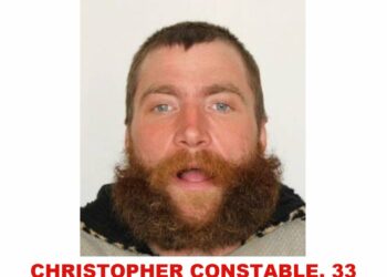 Photo of missing man Christopher Joseph Constable, 33, near Cape Jourimain, New Brunswick