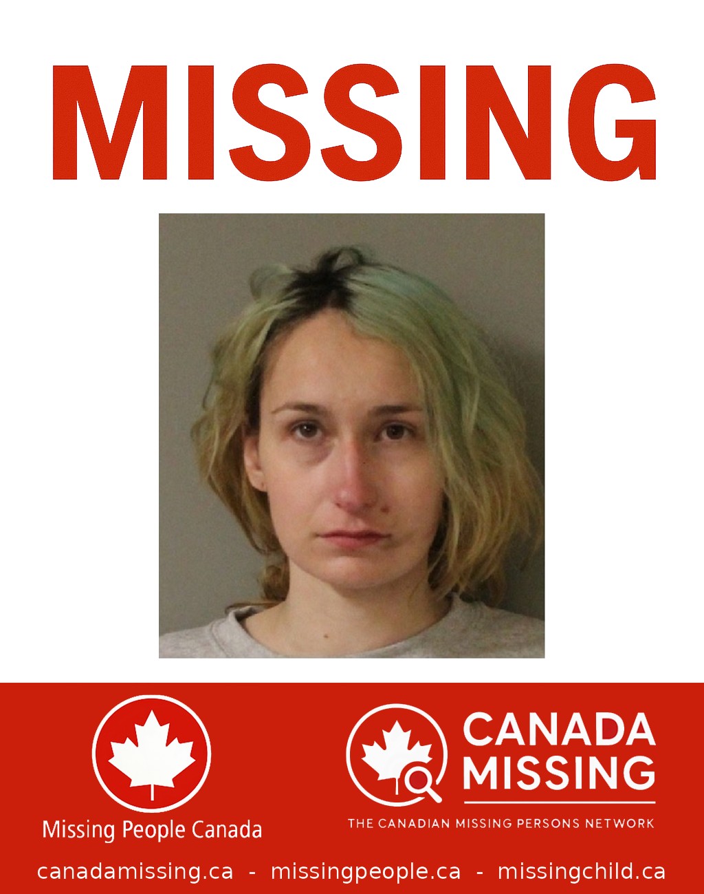 Photo of missing person Nicole Stimson, age 27, from Pender Harbour, British Columbia.