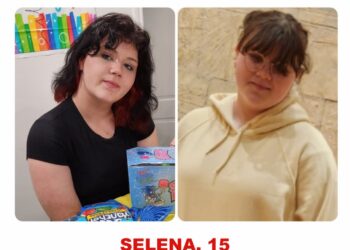 Photo of missing teen Selena, age 15, from Cambridge, Ontario