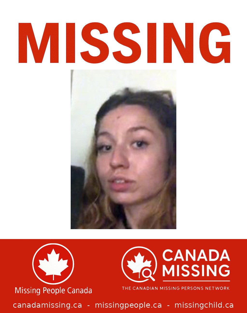 Photo of missing person Ruzica, age 23, from Toronto, Ontario.