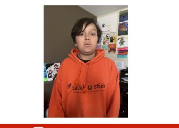 Photo of missing person Tazen Paskemin, age 13, from Prince Albert, Saskatchewan.