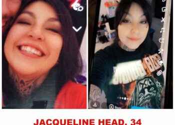 Photo of missing woman Jacqueline Head, age 34, from Dauphin, Manitoba.