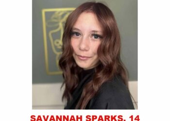 Photo of missing girl Savannah Sparks, age 14, from Wetaskiwin, Alberta