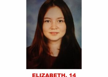 Photo of missing girl Elizabeth, age 14, from Southampton, Ontario.