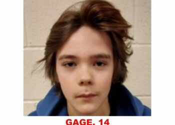 Photo of missing boy Gage, age 14, from Kingston, Ontario