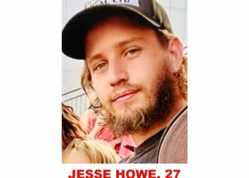 Photo of missing man Jesse Howe, age 27, from Ottawa, Ontario