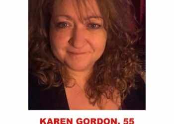 Photo of missing woman Karen Gordon, 55, from Grande Prairie, Alberta