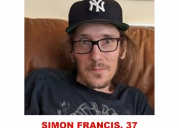 Photo of missing person Simon Francis, age 37, from Toronto, Ontario