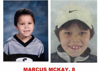 Photo of missing boy Marcus McKay, 8, from Mallard, Manitoba