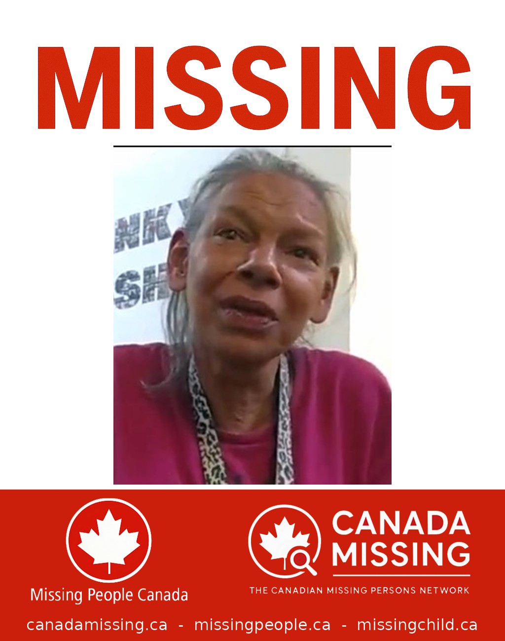 Photo of missing person Ragini, age 62, from Toronto, Ontario.