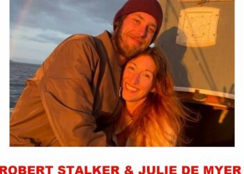 Photo of missing sailors Robert Stalker and Julie De Myer, believed to be on the sailboat Calliope near Nanaimo, BC.