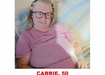 Photo of missing woman Carrie, 50, from Waterloo, Ontario.