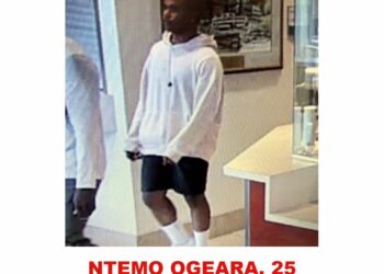 Photo of missing man Ntemo Ogeara, 25, from Ottawa, Ontario
