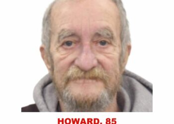 Photo of missing senior man Howard, 85, from Clarington, Ontario