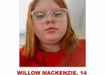 Photo of missing girl Willow Mackenzie, 14, from Dartmouth, Nova Scotia