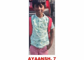 Photo of missing child Ayaansh, 7, from Kitchener, Ontario