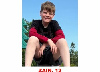 Photo of missing boy Zain, 12, from Kitchener, Ontario