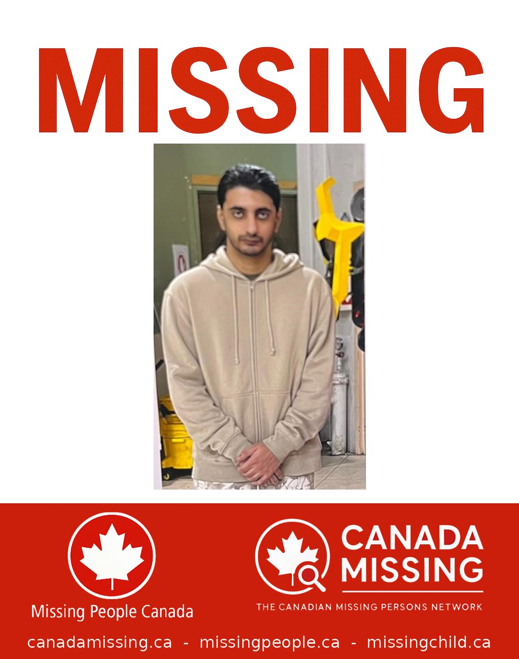 Photo of missing person Khawaja Bilal, also known as Ali, age 26, from London, Ontario.