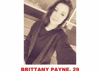 Photo of missing woman Brittany Payne, 29, from Red Deer, Alberta