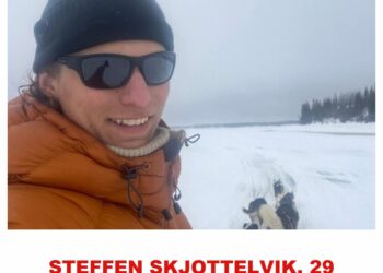 Photo of missing man Steffen Skjottelvik, age 29, Norwegian hiker missing in Northern Canada
