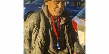 Photo of missing man Edward “Lapa” Vickers, 63, from Bella Bella, British Columbia
