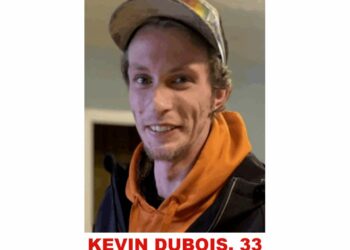Photo of missing man Kevin Dubois, age 33, from Sault Ste. Marie, Ontario