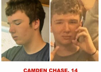 Photo of missing boy Camden Chase, age 14, from Second Falls, New Brunswick