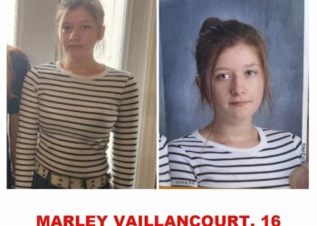 Photo of missing girl Marley Vaillancourt, 16, from Kipawa, Quebec