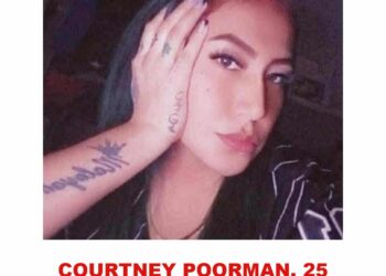 Photo of missing woman Courtney Poorman, 25, from Regina, Saskatchewan