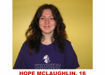 Photo of missing girl Hope McLaughlin, age 16, from Moncton, New Brunswick