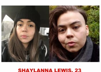 Photo of missing woman Shaylanna Lewis, age 23, from Masset, British Columbia