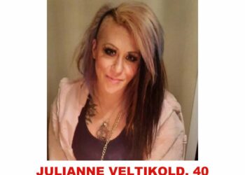Photo of missing woman Julianne Veltikold, age 40, from Lloydminster, Alberta