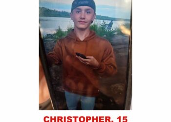 Photo of missing boy Christopher, 15, from Peterborough, Ontario