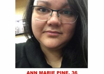 Photo of missing woman Ann Marie Pine, age 36, from Garden River First Nation, Ontario