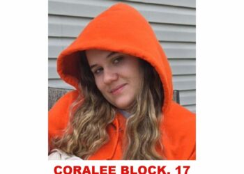 Photo of missing girl Coralee Block, age 17, from Stony Plain, Alberta