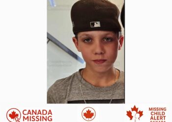 Photo of missing boy Marcus Fievet, age 13, from Pictou, Nova Scotia