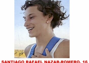 Photo of missing boy Santiago Rafael Nazar-Romero, age 16, from Sherbrooke, Quebec