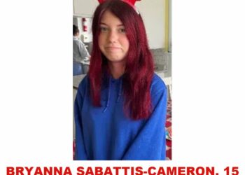 Photo of missing girl Bryanna Sabattis-Cameron, 15, from Wards Creek, New Brunswick