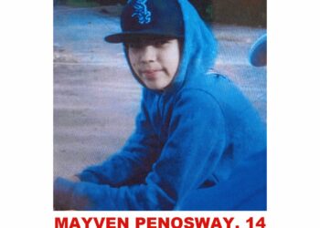 Photo of missing boy Mayven Penosway, 14, from Val-d’Or, Quebec
