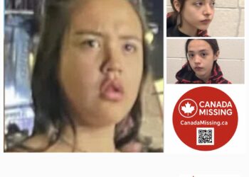 Photo of missing teen Shilo Dawn Lefthand, age 14, from Tsuut’ina Nation, Alberta